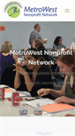 Mobile Screenshot of metrowestnonprofit.org